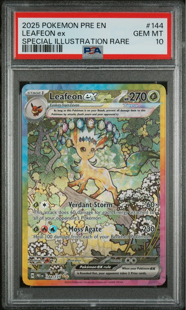 2025 LEAFEON EX SIR PRISMATIC