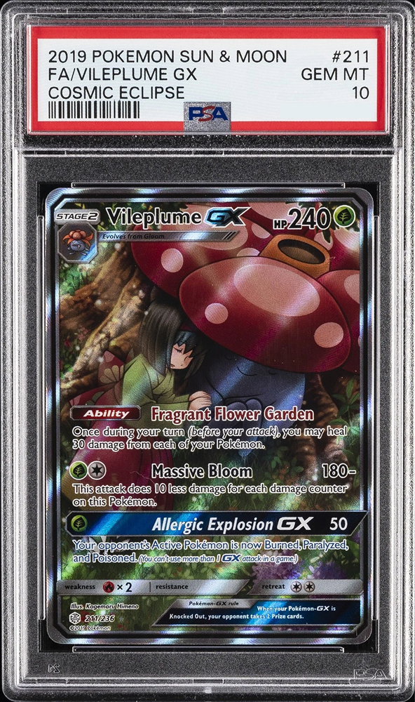 2019 VILEPLUME GX COSMIC ECLIPSE