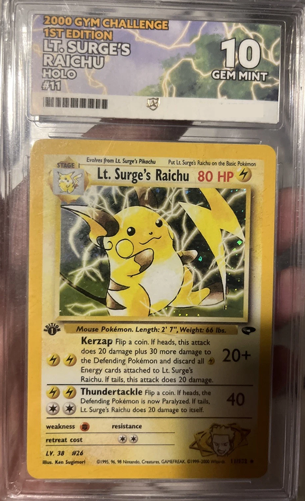 2000 GYM CHALLENGE 1ST EDITION RAICHU