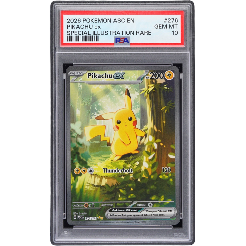 PSA 10 PIKACHU SIR ASCENDED